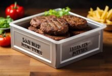 lean beef patties